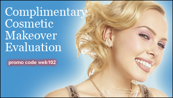 Complimentary cosmetic makeover evaluation